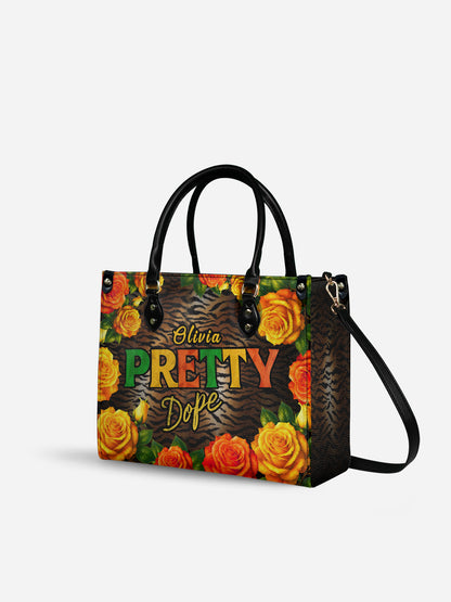Melaniva “Pretty Dope” Leather Handbag Deal