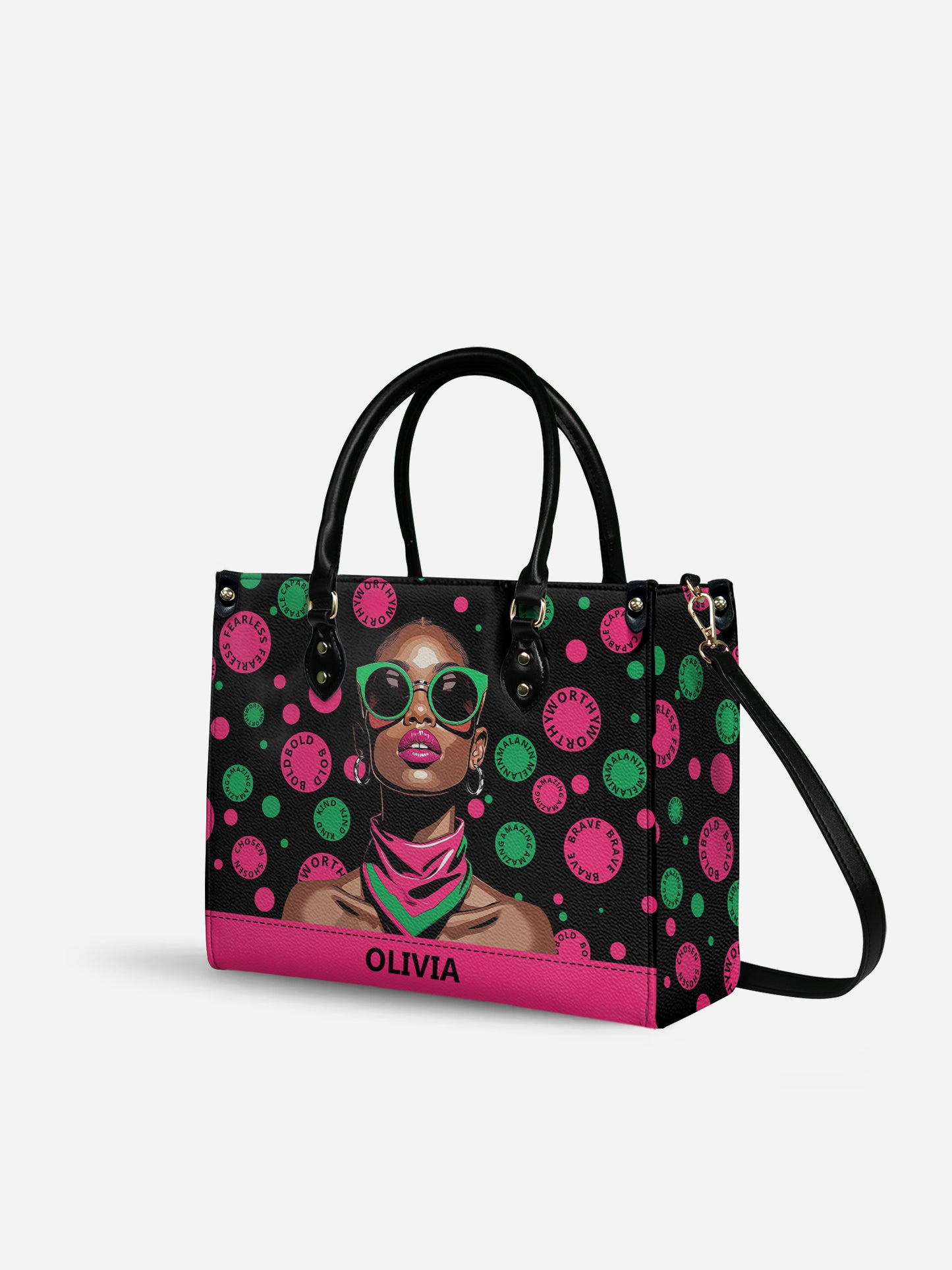 Melaniva "Fearless Beauty Rising" Leather Handbag Deal