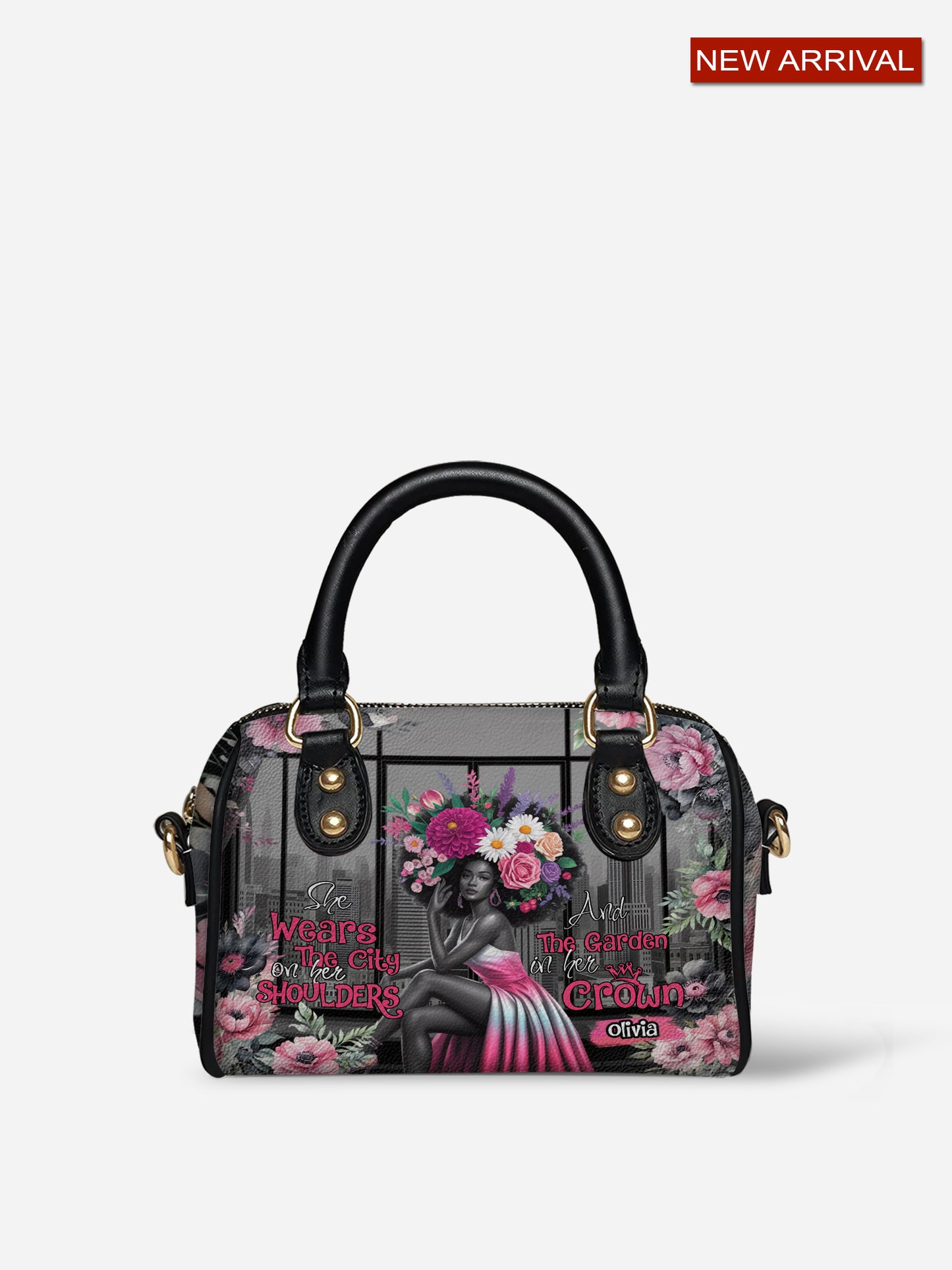 Melaniva Power & Grace Leather Mini Satchel