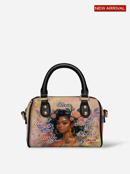 Melaniva Garden Beauty Woman Leather Mini Satchel