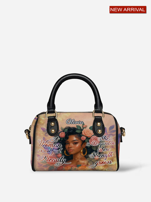 Melaniva Garden Beauty Woman Leather Mini Satchel