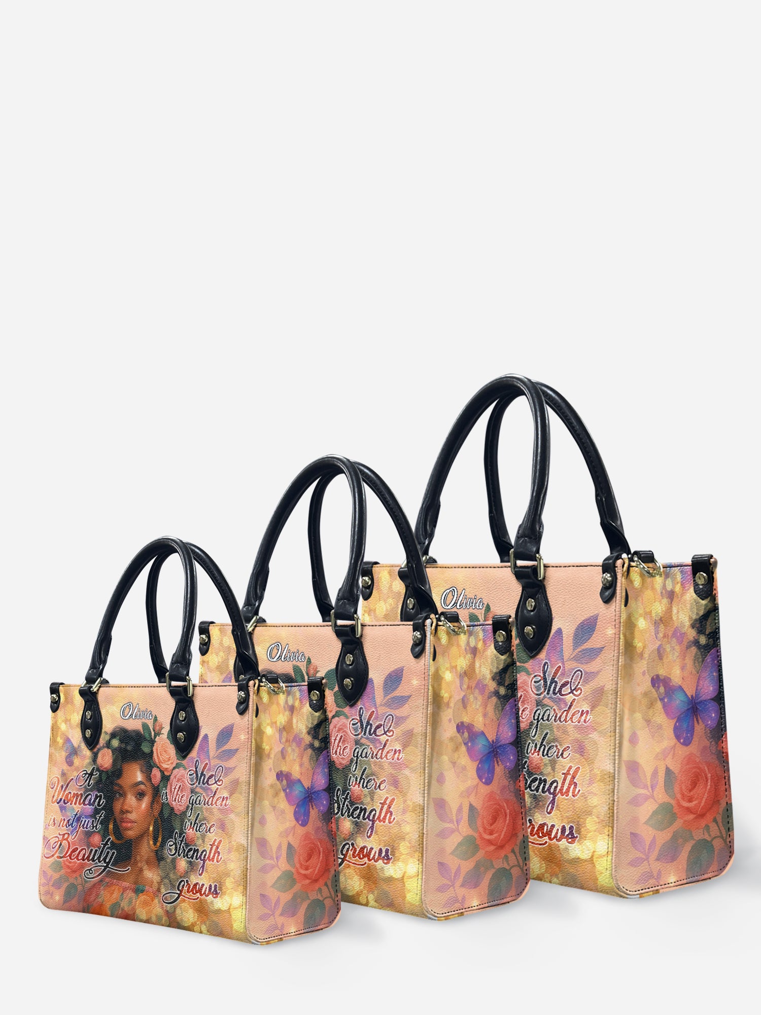 Melaniva Garden Beauty Woman Leather Handbag Deal - Melaniva