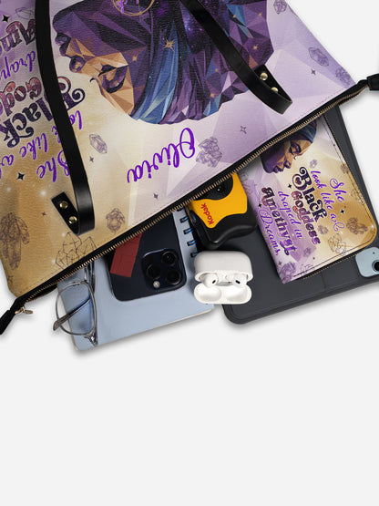 Melaniva "Amethyst Dreams" Leather Totebag Deal