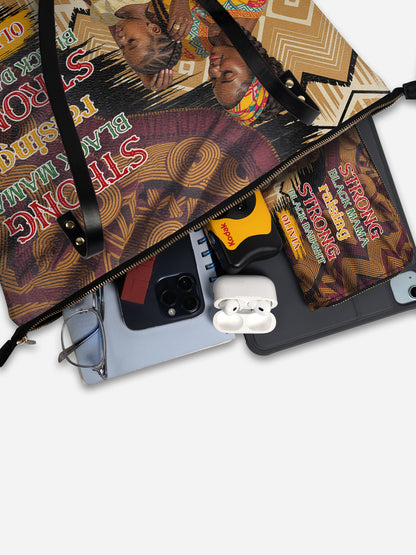 Melaniva "Black Queen & Princess" Leather Totebag Deal