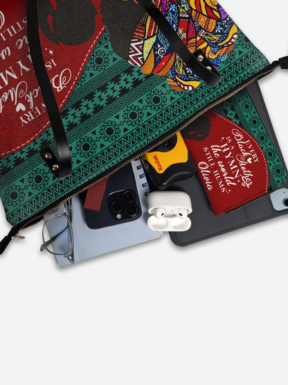 Melaniva “Grace & Legacy” Leather Totebag Deal - Melaniva