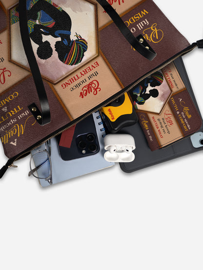 Melaniva “Mother’s Essence Luxury” Leather Totebag Deal