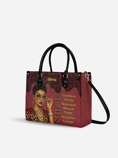 Melaniva “Fierce Leopard Melanin” Leather Handbag Deal - Melaniva