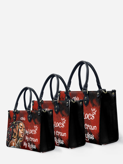Melaniva Crown of Locs Leather Handbag Deal (FREE WALLET)