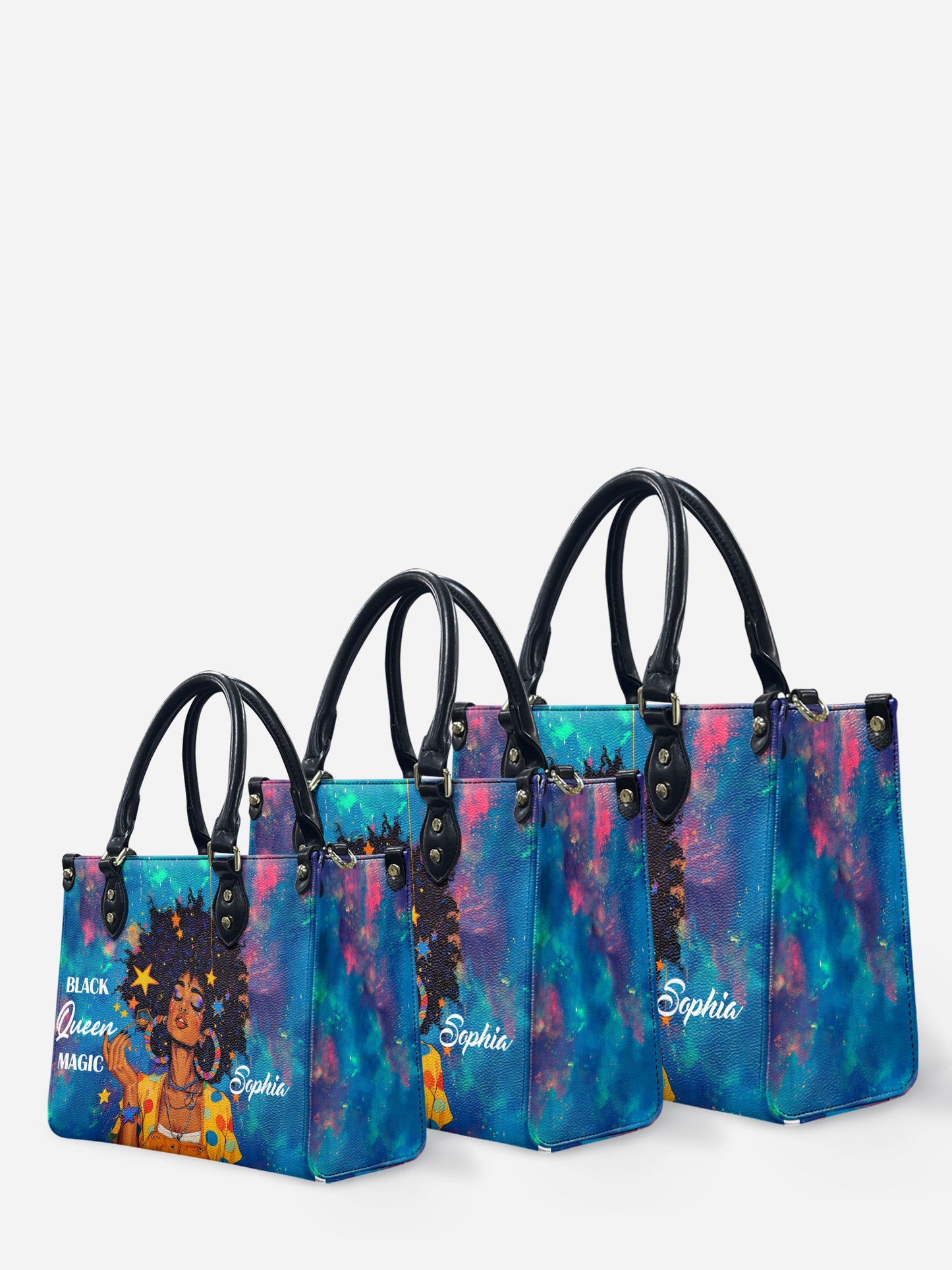 Melaniva Star Blue Sky Leather Handbag Deal