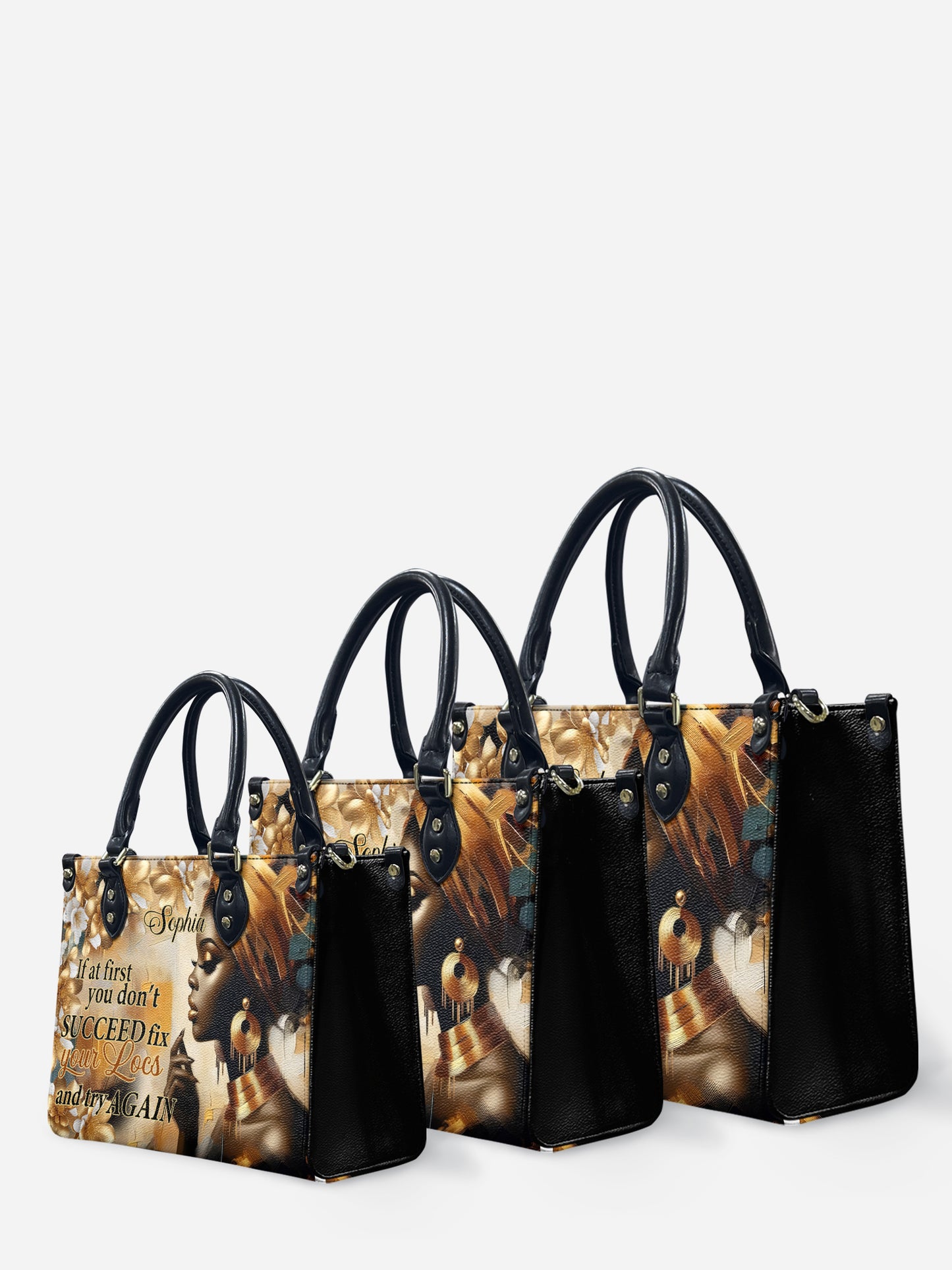 Melaniva Bloom & Locs Leather Handbag Deal (FREE WALLET)