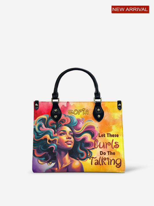 Melaniva Colorful Rainbow Leather Handbag