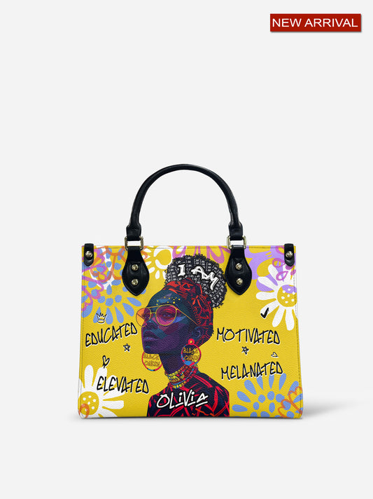 Melaniva I Am Elevated Leather Handbag