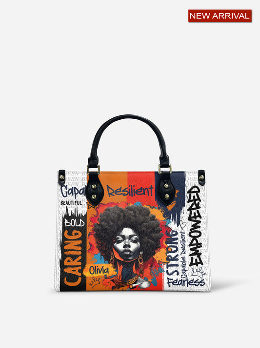 Melaniva Empowered Essence Leather Handbag
