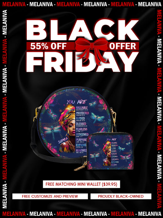 Melaniva “Divine Identityy” Leather Circle Crossbag Deal