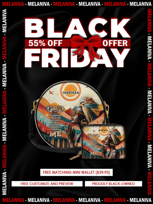 Melaniva “Grace & Strength” Leather Circle Crossbag Deal