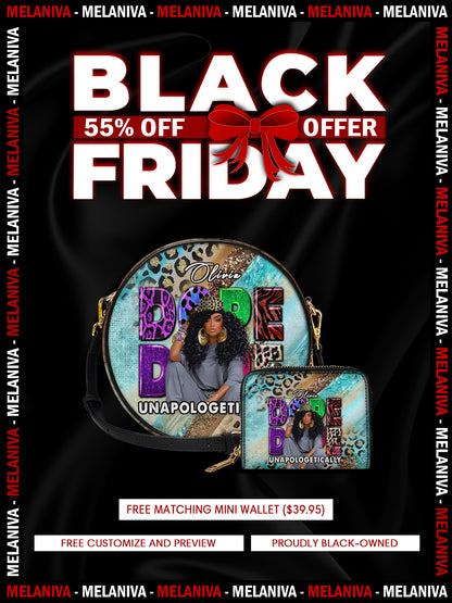 Melaniva “Unapologetically Dope” Leather Circle Crossbag Deal