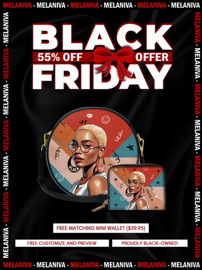 Melaniva "Your Vibe" Leather Circle Crossbag Deal