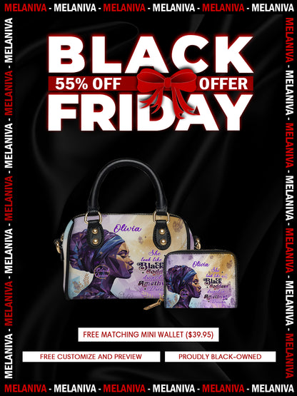 Melaniva "Amethyst Dreams" Leather Mini Satchel Deal