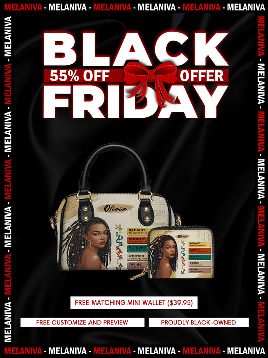 Melaniva “The Power of I Am” Leather Mini Satchel Deal