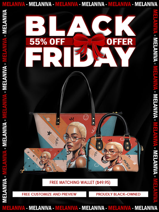 Melaniva "Your Vibe" Tote Bag The Perfect Trio