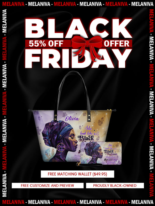 Melaniva "Amethyst Dreams" Leather Totebag Deal