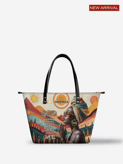 Melaniva “Grace & Strength” Leather Totebag Deal