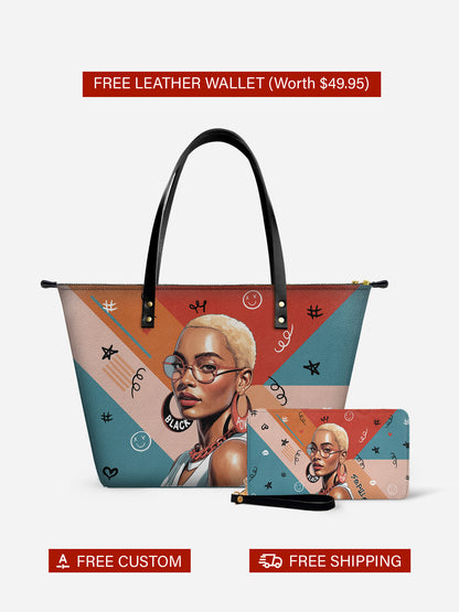 Melaniva "Your Vibe" Leather Totebag Deal