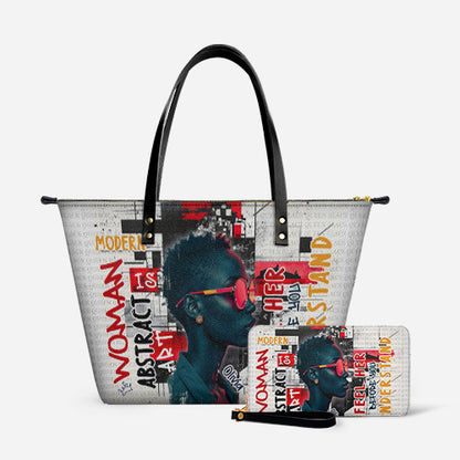 Melaniva Graffiti Art Purse Afrocentric Abstract Woman Totebag Deal