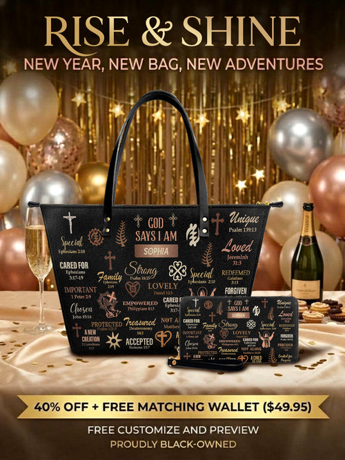 Melaniva “Beloved Queen Faith” Leather Totebag Deal - Melaniva