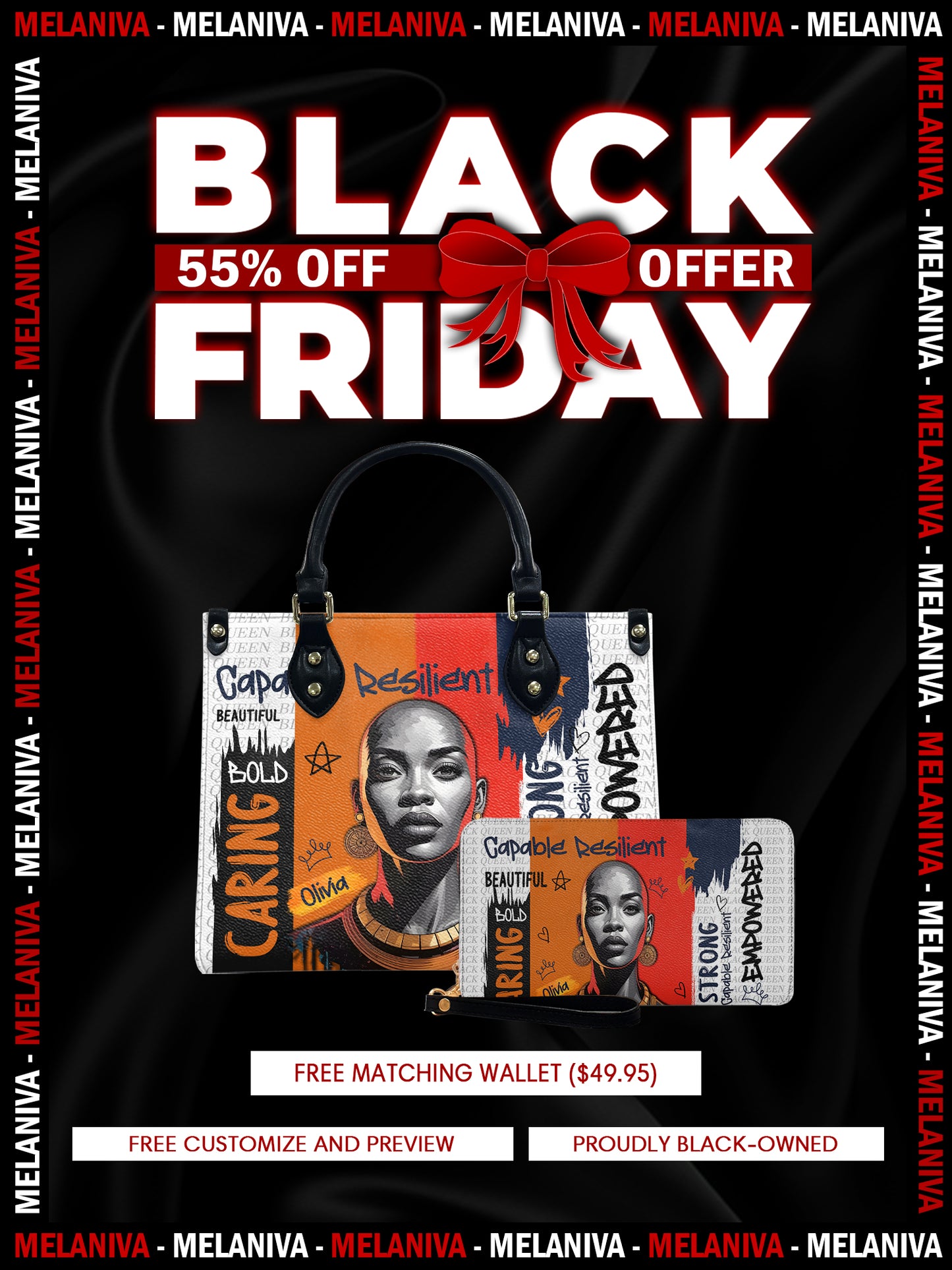 Melaniva "Fearless Spirit" Leather Handbag Deal