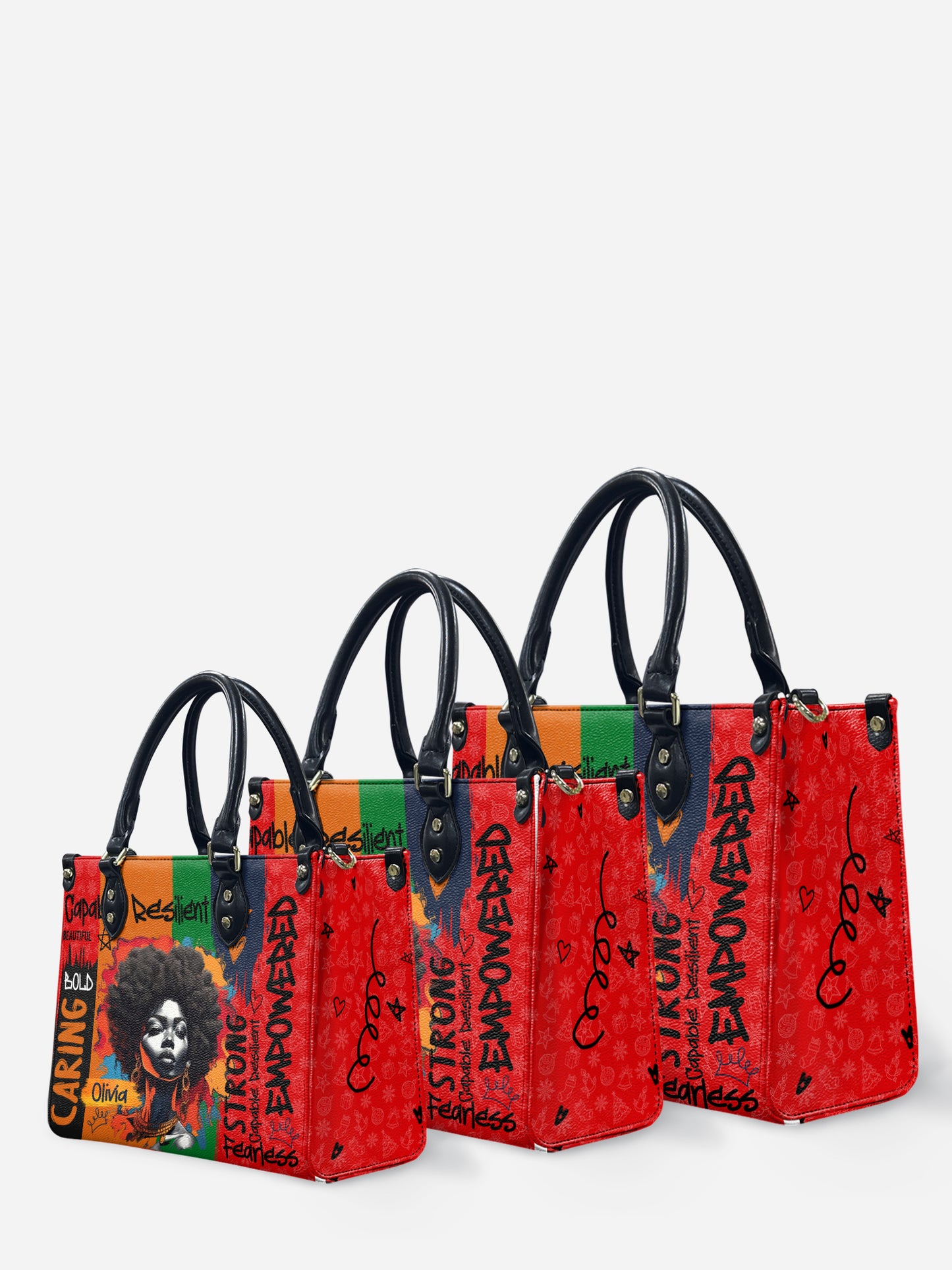 Melaniva Shea Butter & Gold Leather Handbag Deal