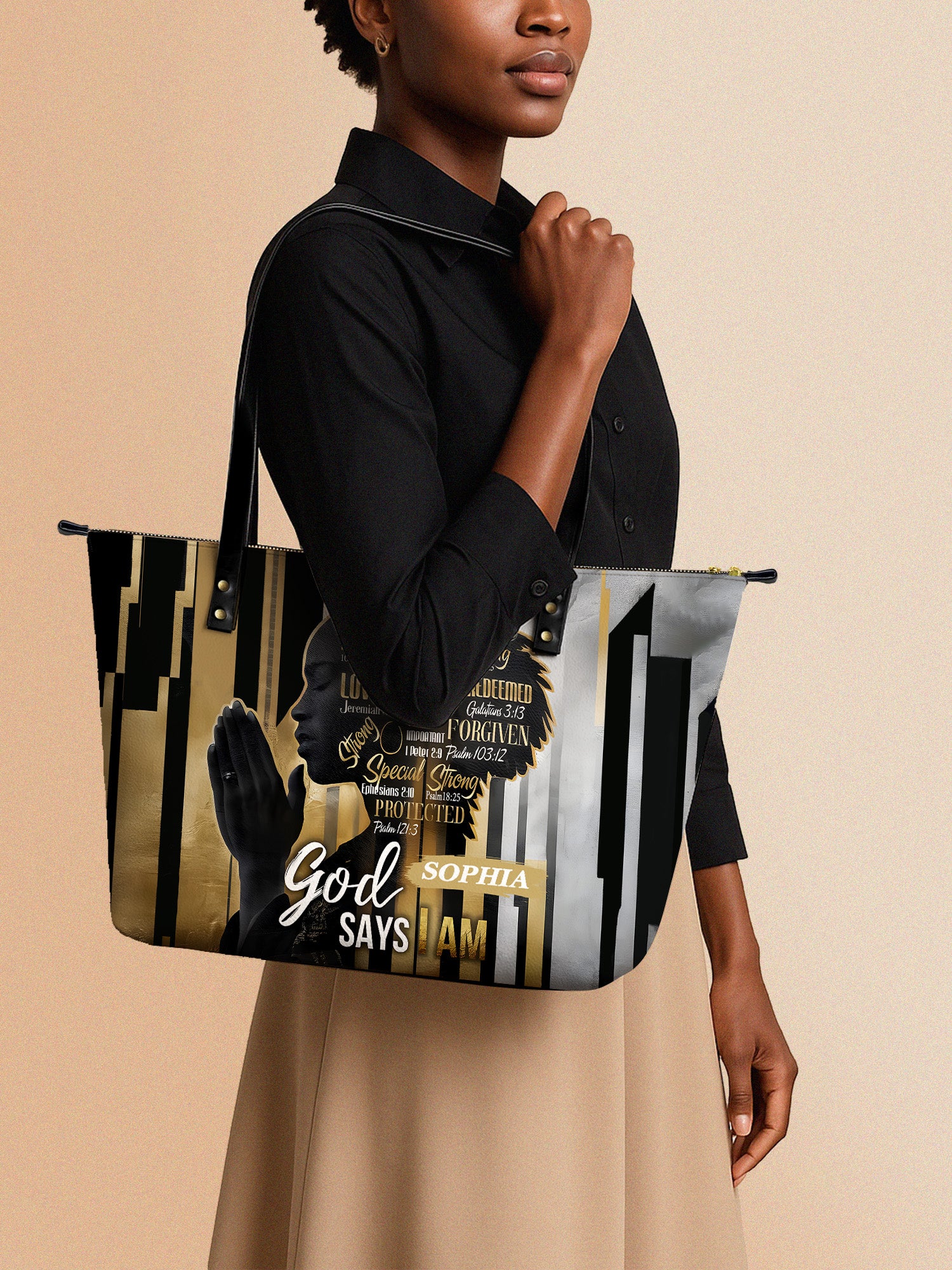 Melaniva "Divine Identity" Tote Bag The Perfect Trio - Melaniva