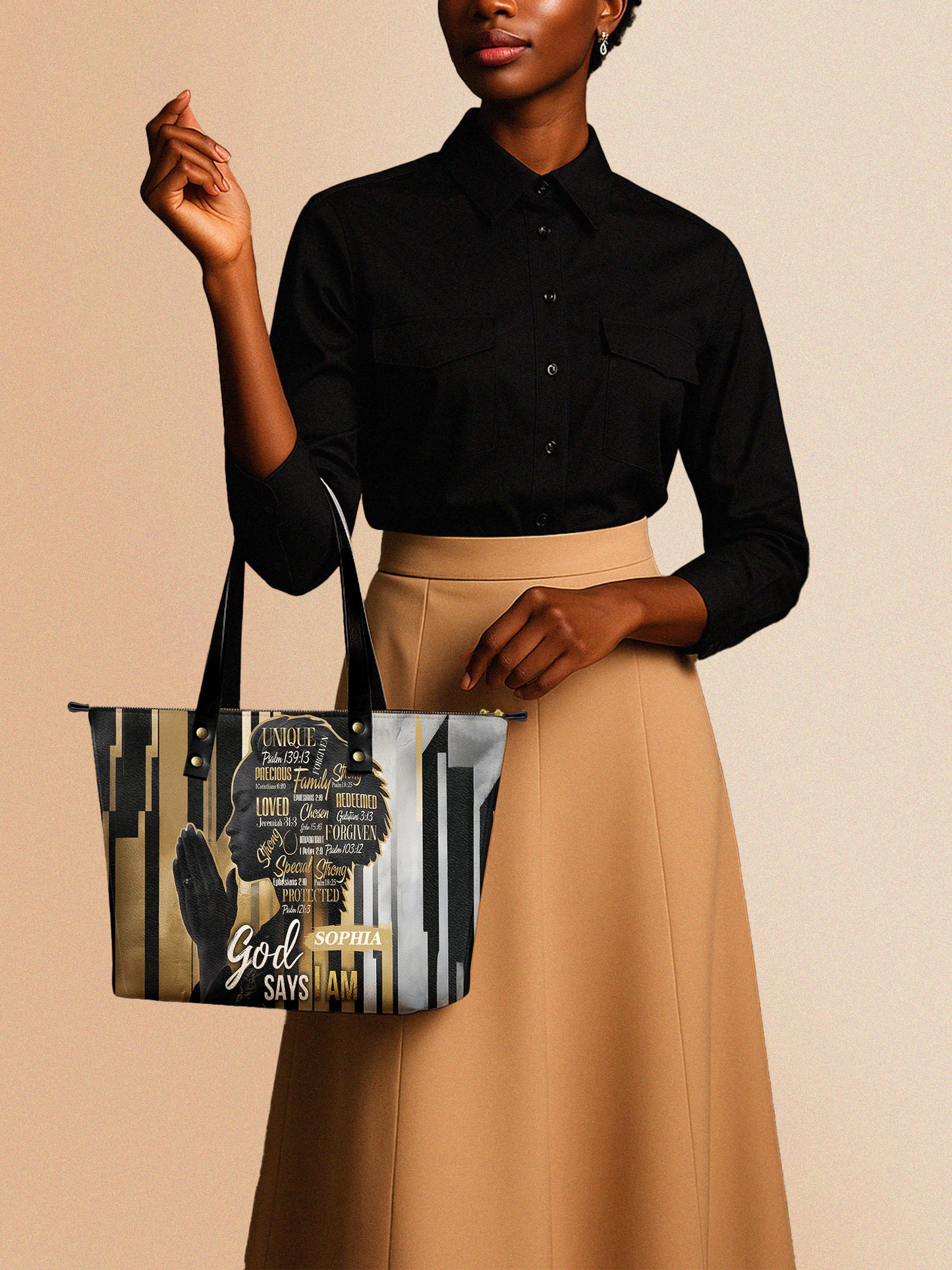 Melaniva Divine Identity Leather Tote Bag Deal (FREE WALLET)