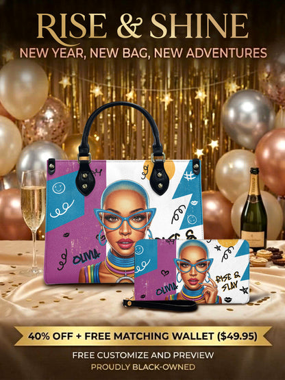 Melaniva Rise & Pop Leather Handbag Deal (FREE WALLET)