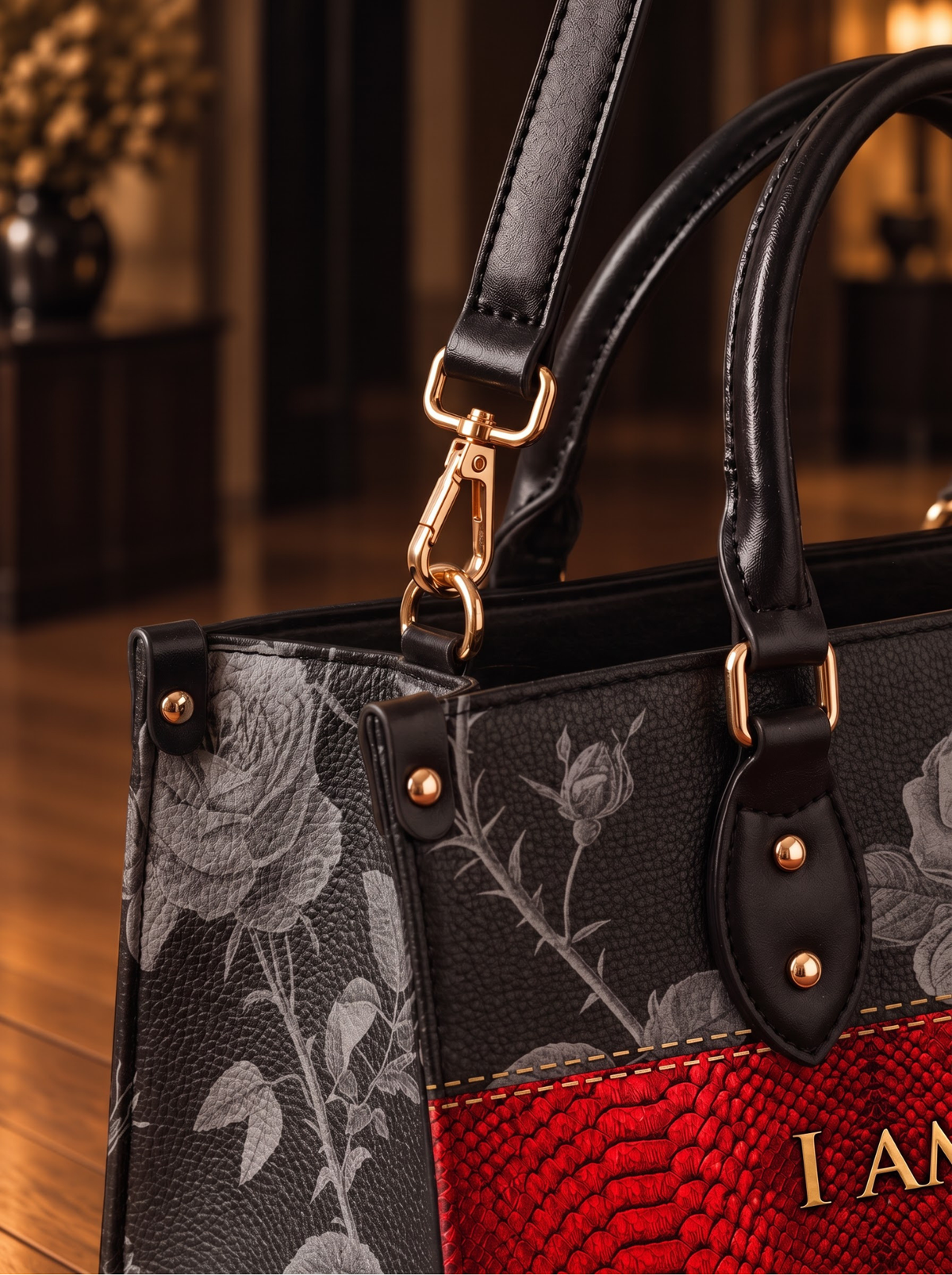 Melaniva Patchwork of Power Leather Handbag Deal (FREE WALLET)