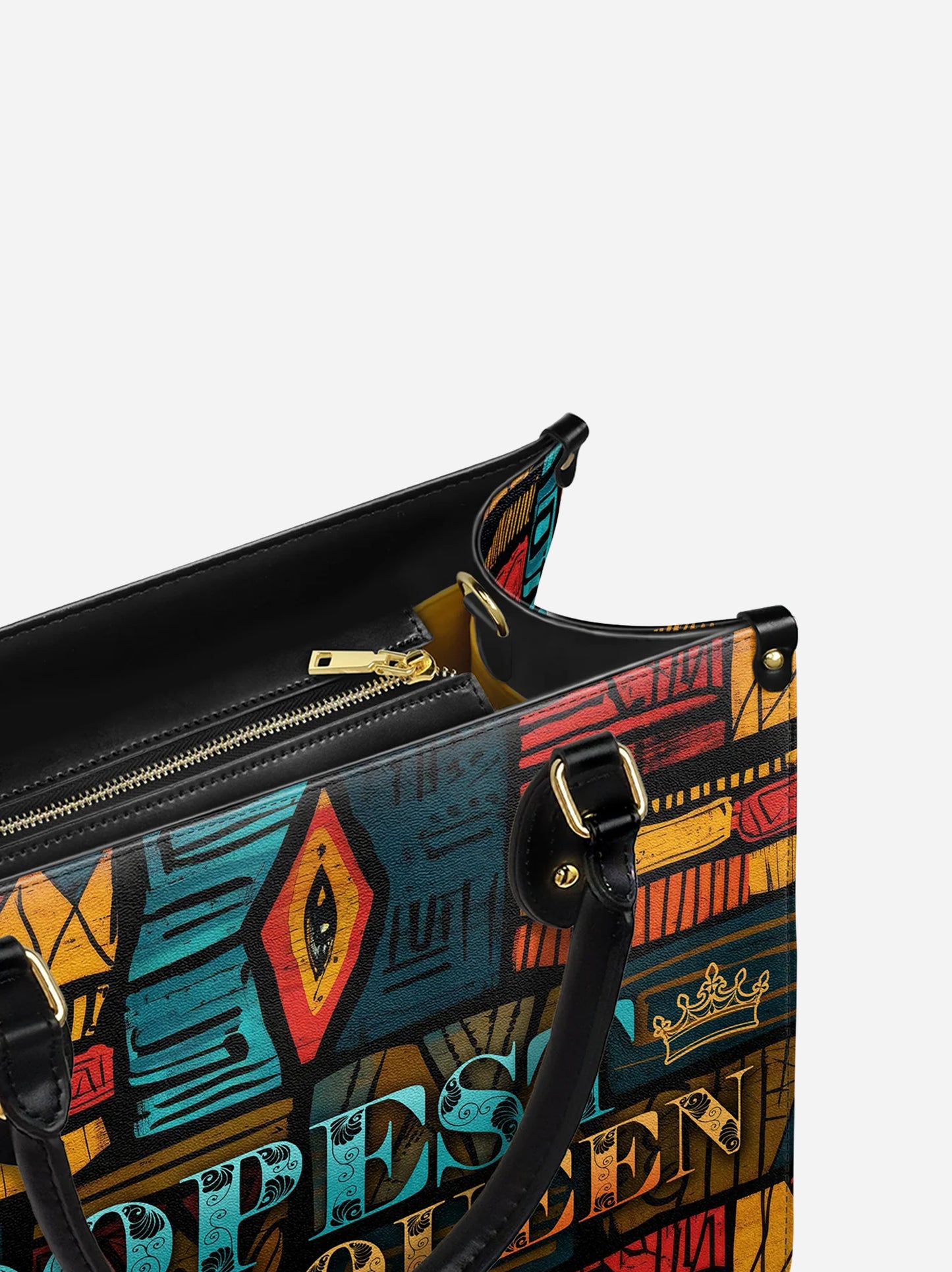Melaniva Dopest Black Queen Leather Handbag Deal (FREE WALLET)