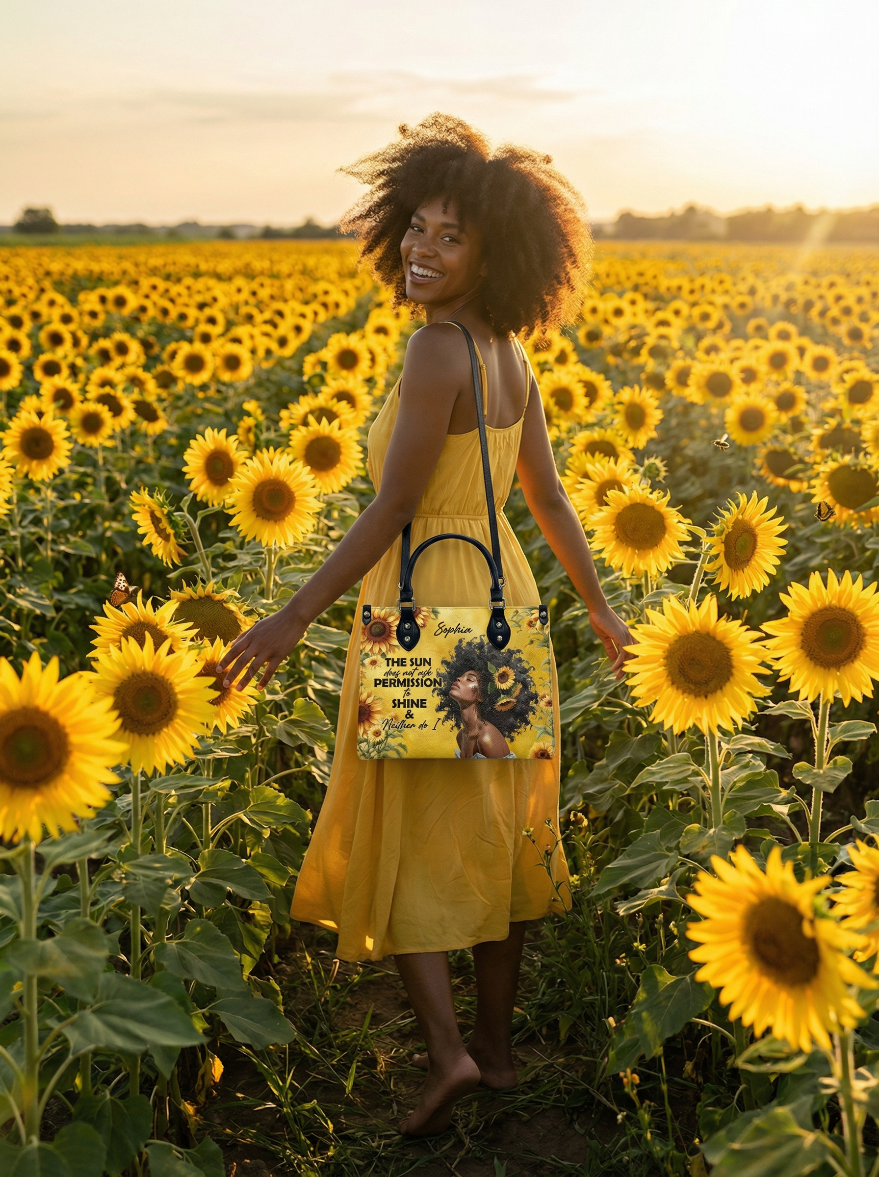 Melaniva Sunlit Crown Leather Handbag Deal (FREE WALLET) - Melaniva