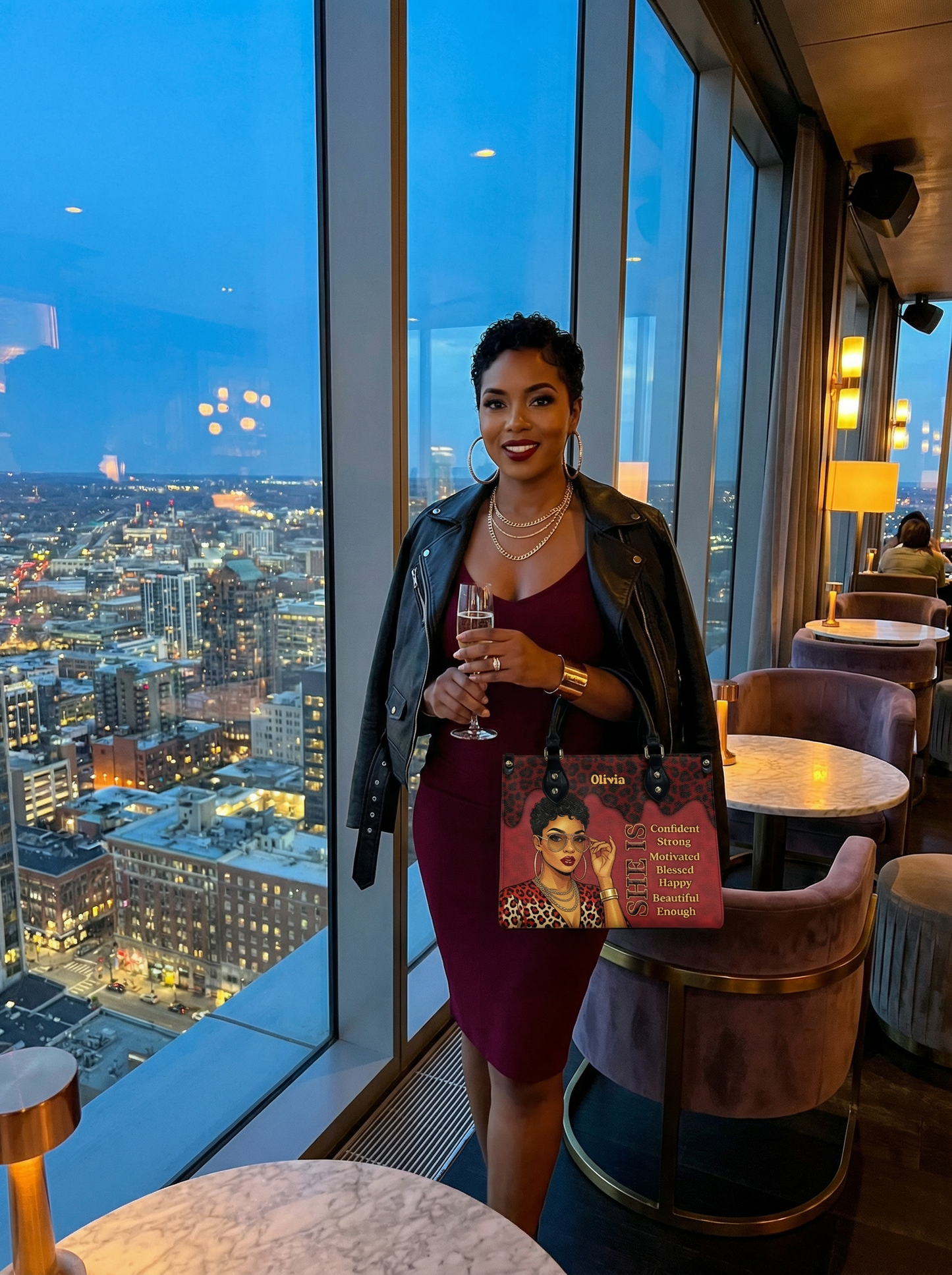 Melaniva “Fierce Leopard Melanin” Leather Handbag Deal - Melaniva