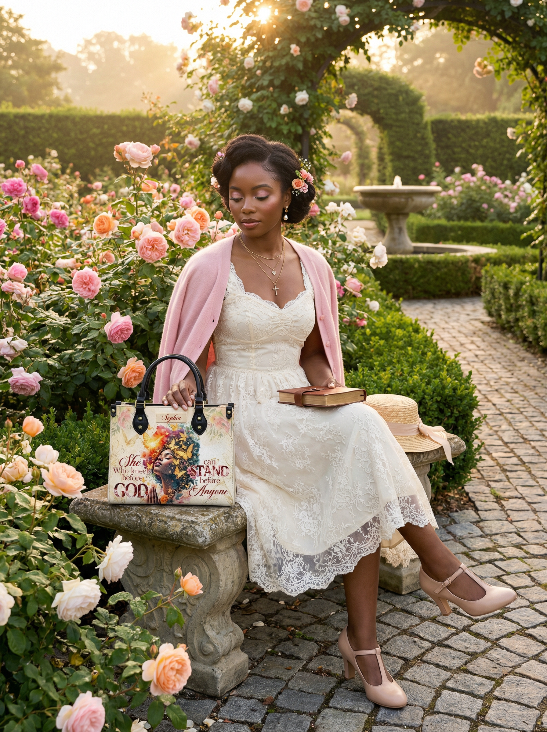 Melaniva Power of Prayer Leather Handbag Deal - Melaniva