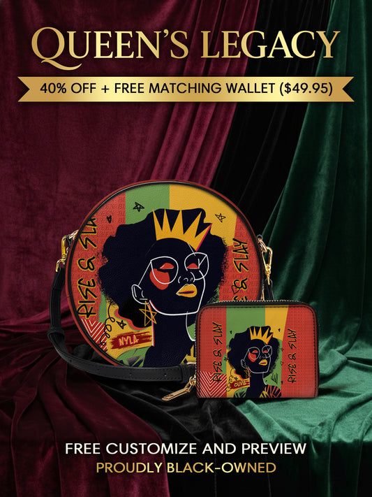 Melaniva Crowned Muse Red Leather Circle Crossbag Deal - Melaniva