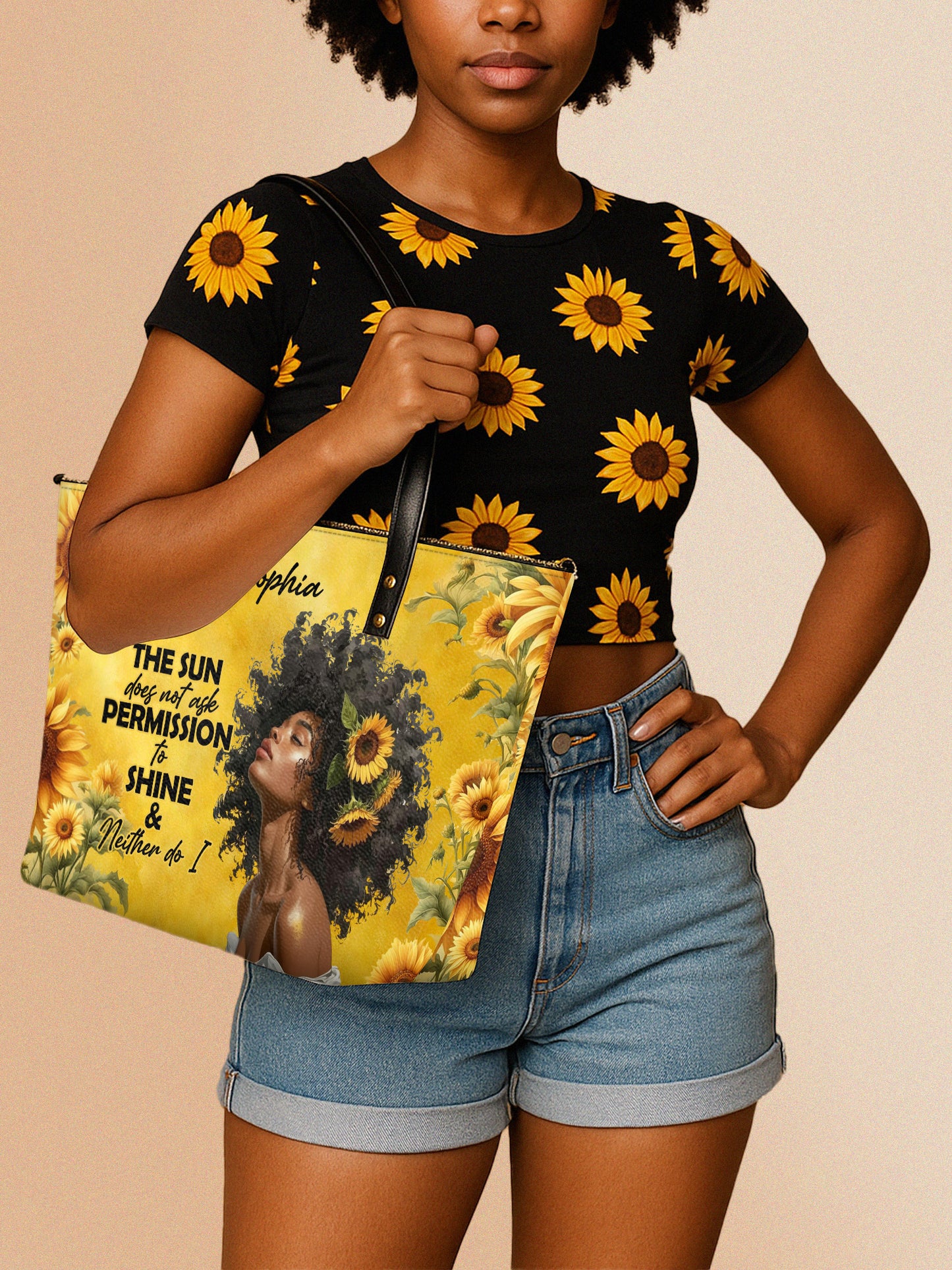 Melaniva Sunlit Crown Leather Tote Bag Deal (FREE WALLET)