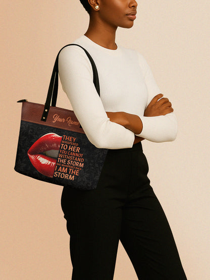 Melaniva Storm Kiss Leather Tote Bag Deal (FREE WALLET)