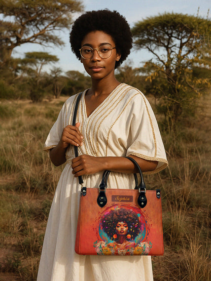Melaniva Black Power Leather Handbag Deal