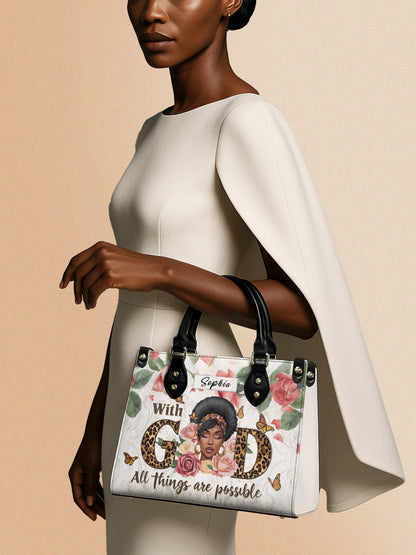 Melaniva Divine Possibility Leather Handbag Deal (FREE WALLET)