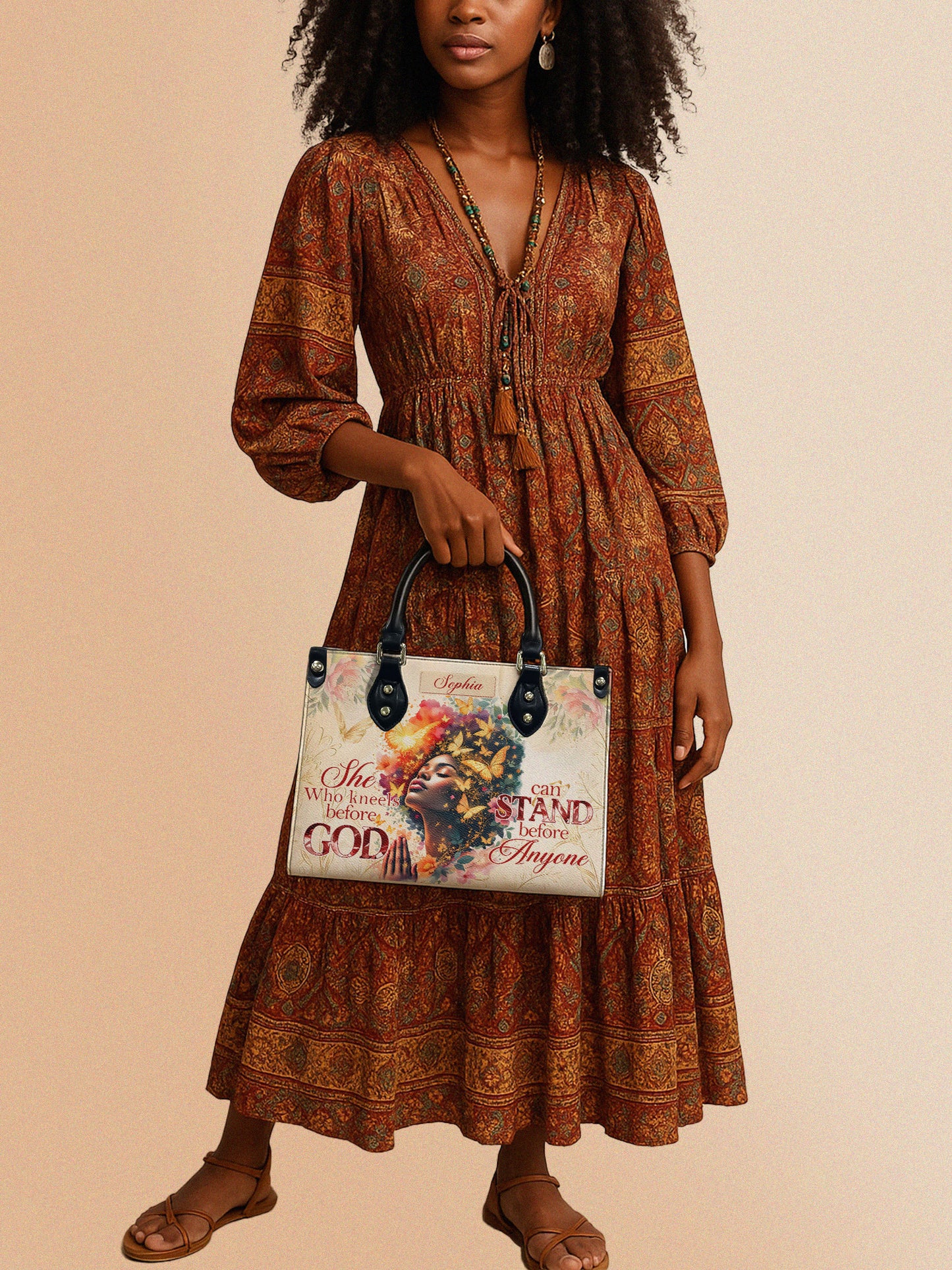 Melaniva Power of Prayer Leather Handbag Deal
