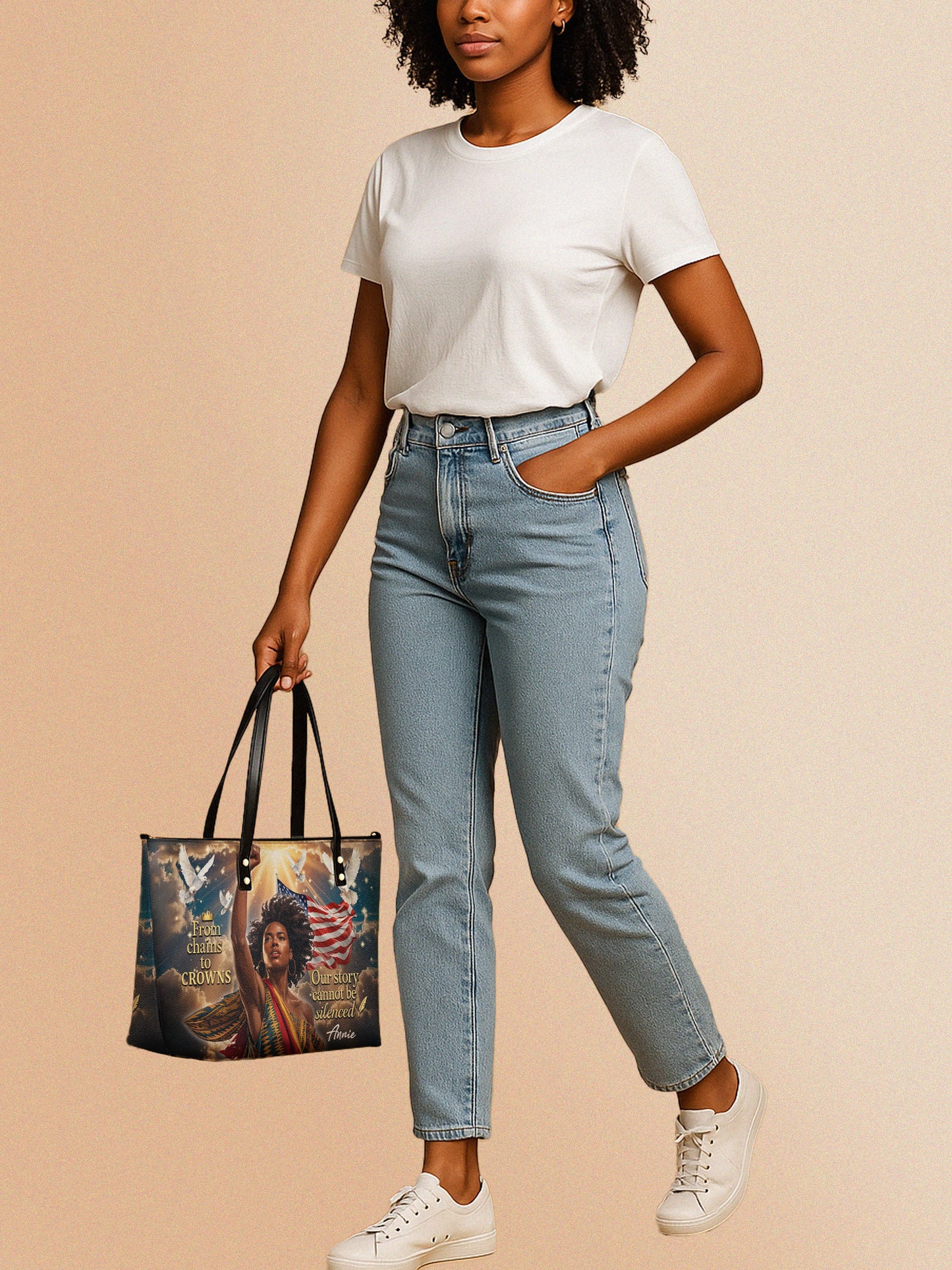 Melaniva Story of Strength Leather Totebag Deal