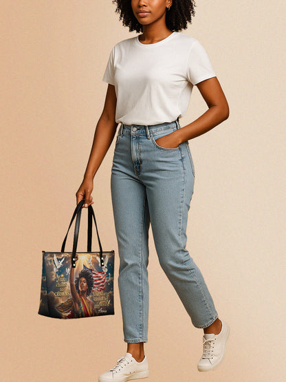 Melaniva Story of Strength Leather Totebag Deal