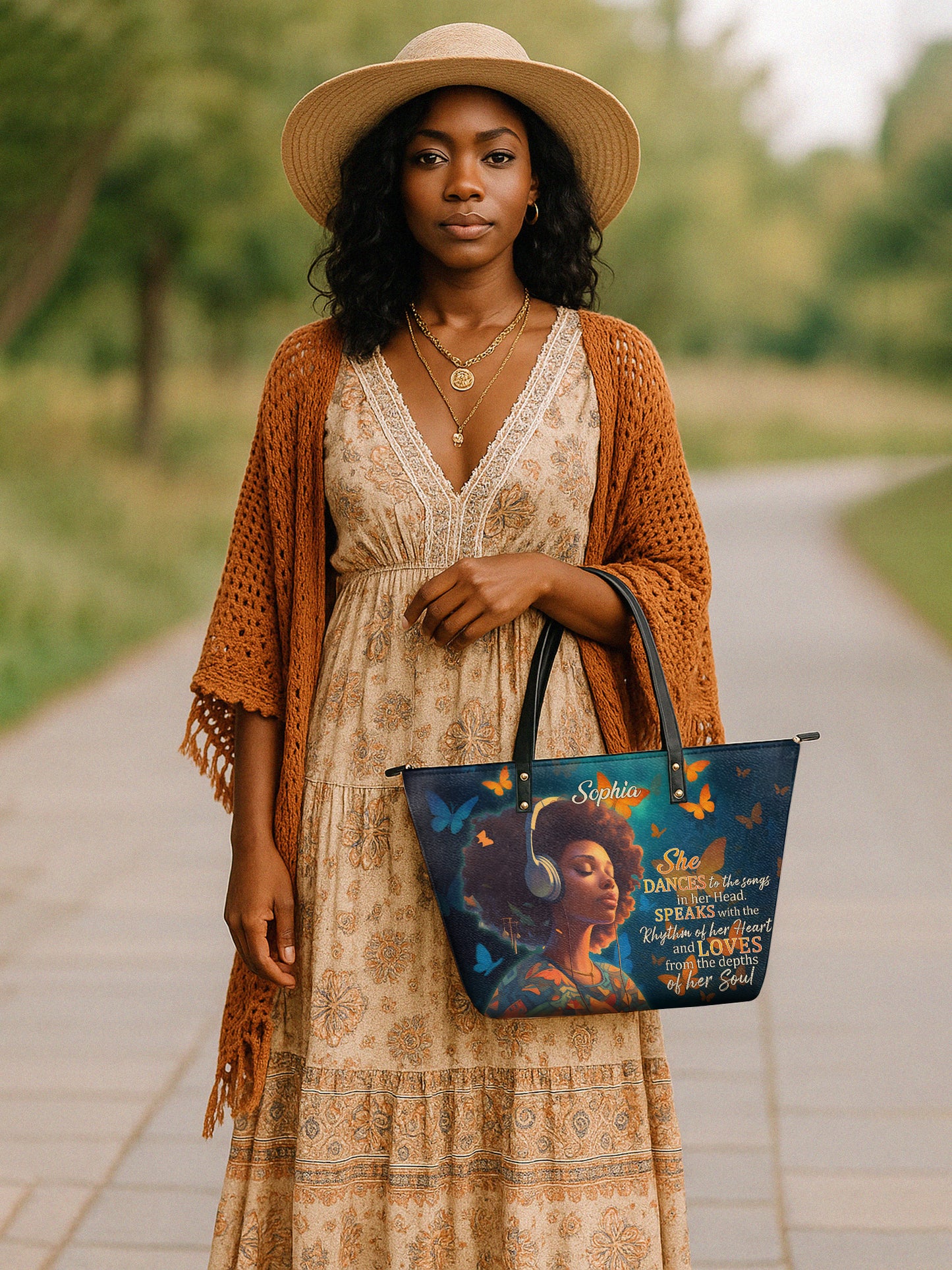 Melaniva Heart Song Leather Totebag Deal