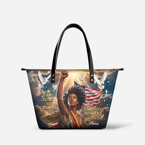 Melaniva Story of Strength Leather Totebag Deal