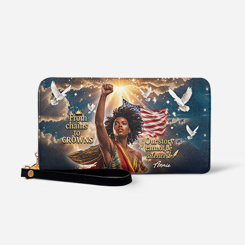 Melaniva Story of Strength Leather Wallet - Melaniva